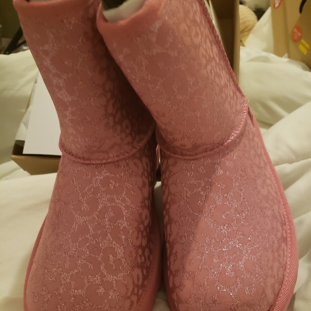 Ugg classic 2 glitter leopard